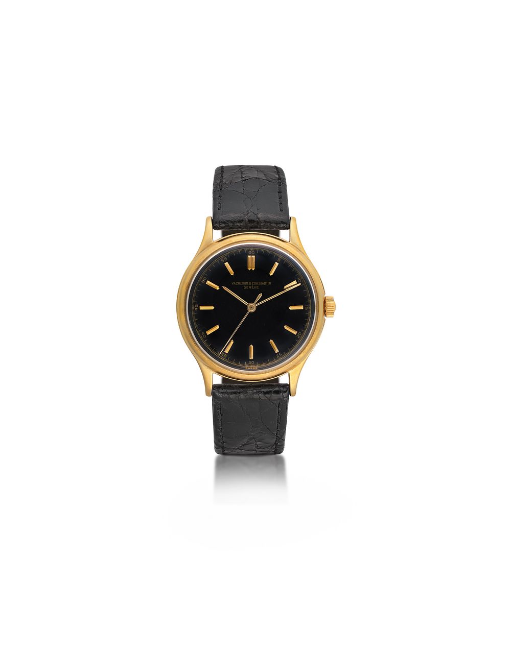 Vacheron Constantin
Model 4301, No. 453132/298190
Circa 1946
A 18k yellow gold wristwatch with 