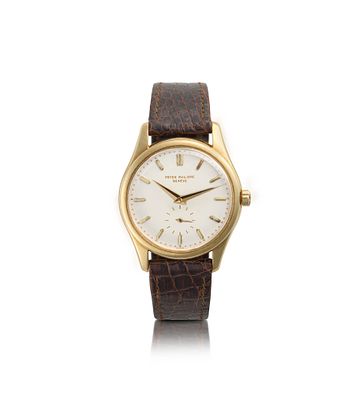Patek Philippe Ref. 2526, No. 760 031/674 989 Circa 1953 A 18k yellow gold wristwatch with 