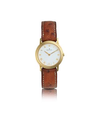 Blancpain No. 128, circa 1996 A 18k yellow gold manual winding ladies wristwatch Case: round 