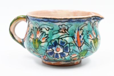 cup. Armenian ceramics, Marked, Jerusalem 1925-1948, the joint workshop of Magredish Karakshian 