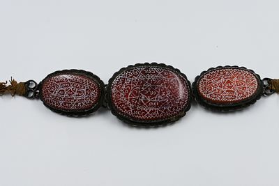 Rare! Kabbalah amulet - Persia, 19th century 
A buckle amulet for the protection of the mother 