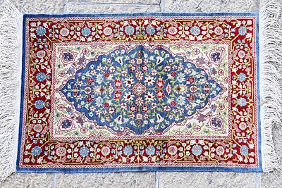 Turkish Hereke Carpet 
High quality Turkish Hereke silk carpet. Decorated with floral motifs. 