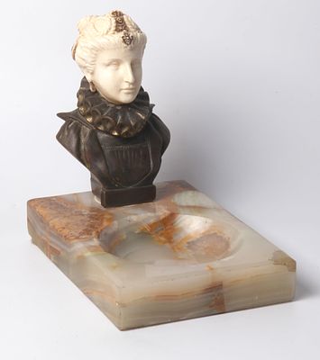 Desk Stand, Maria Theresa - Austria 
Desk Stand, Austria, signed, 19th century, decorated with 