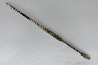 Silver "Hand" for a Torah Scroll - Yemen 
Silver "Hand" for a Torah Scroll, Yemen, early 20th 