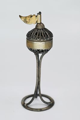 Bohemian Silver Perfume Tower 
A silver perfume tower, probably Bohemian, 19th century. 