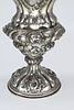A large and impressive Austro-Hungarian silver goblet with lid, signed, circa 1861, decorated Image - 1