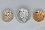 Complete coin series "Science Achievements in Israel", including 10 NIS gold (1/2 ounce) Image - 2