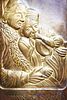 A large and impressive copper relief, handmade, in the Bezalel style, bearing the English Image - 1