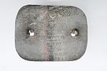 Silver amulet pendant in the shape of a shield – Afghanistan or Iran 
A stylish silver amulet Image - 1
