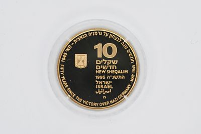 Special gold coin, 50th anniversary of the victory over Nazi Germany, 1995. 
Purity grade 
