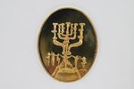 Gold Medal, Tribe of Asher State Medal, 1996 
Tribe of Asher - Salvador Dali, 18 karat 750 Image - 2