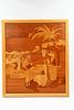 Marquetry image 
An impressive picture made with the marquetry technique, Eliezer Abd Avraham Image - 1