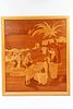 Marquetry image 
An impressive picture made with the marquetry technique, Eliezer Abd Avraham Image - 2