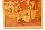 Marquetry image 
An impressive picture made with the marquetry technique, Eliezer Abd Avraham Image - 3