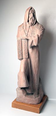 Large and impressive statue - Moses with the Tablets of the Covenant 
A large and impressive 
