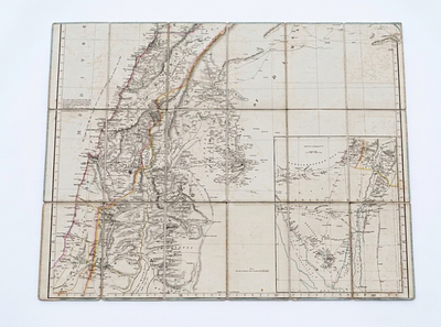 Rare Antique Map of the Land of Israel (Mid-19th Century) 
A beautiful historical collectible – 