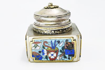 קסת דיו מכסף, סנטפסבורג, Mikhail Karpinsky, מיכאל קרפינסקי 
קסת דיו כסף עתיקה ויפהפייה המשלבת 