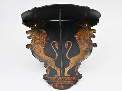 Antique decorative wall shelf Wall Bracket / Console Shelf. Designed in a style characteristic 