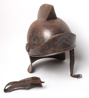 קסדת "זנב לובסטר" (באנגלית: Lobster-tailed pot helmet או Zisch&auml;gge), 
סוג פופולרי של קסדת 