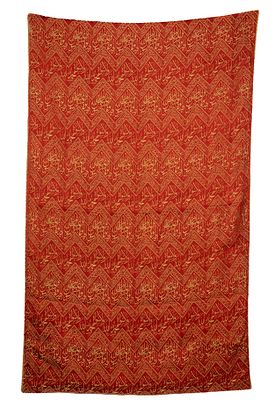 A Kaaba Kiswa Textile Fragment with Embroidered Arabic Script. This textile fragment is a 