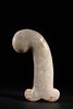 A Mughal White Jade Dagger Hilt, 19th-20th Century. Carved from white jade, the hilt is Image - 4