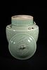 A Chinese Longquan Kiln Celadon Porcelain Dragon and Phoenix Jar, Possibly Yuan Dynasty. A Image - 3