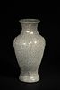 A Chinese Celadon-Glazed Crackleware Vase and Fitted Box, Guangzhou Mark. A celadon-glazed Image - 1
