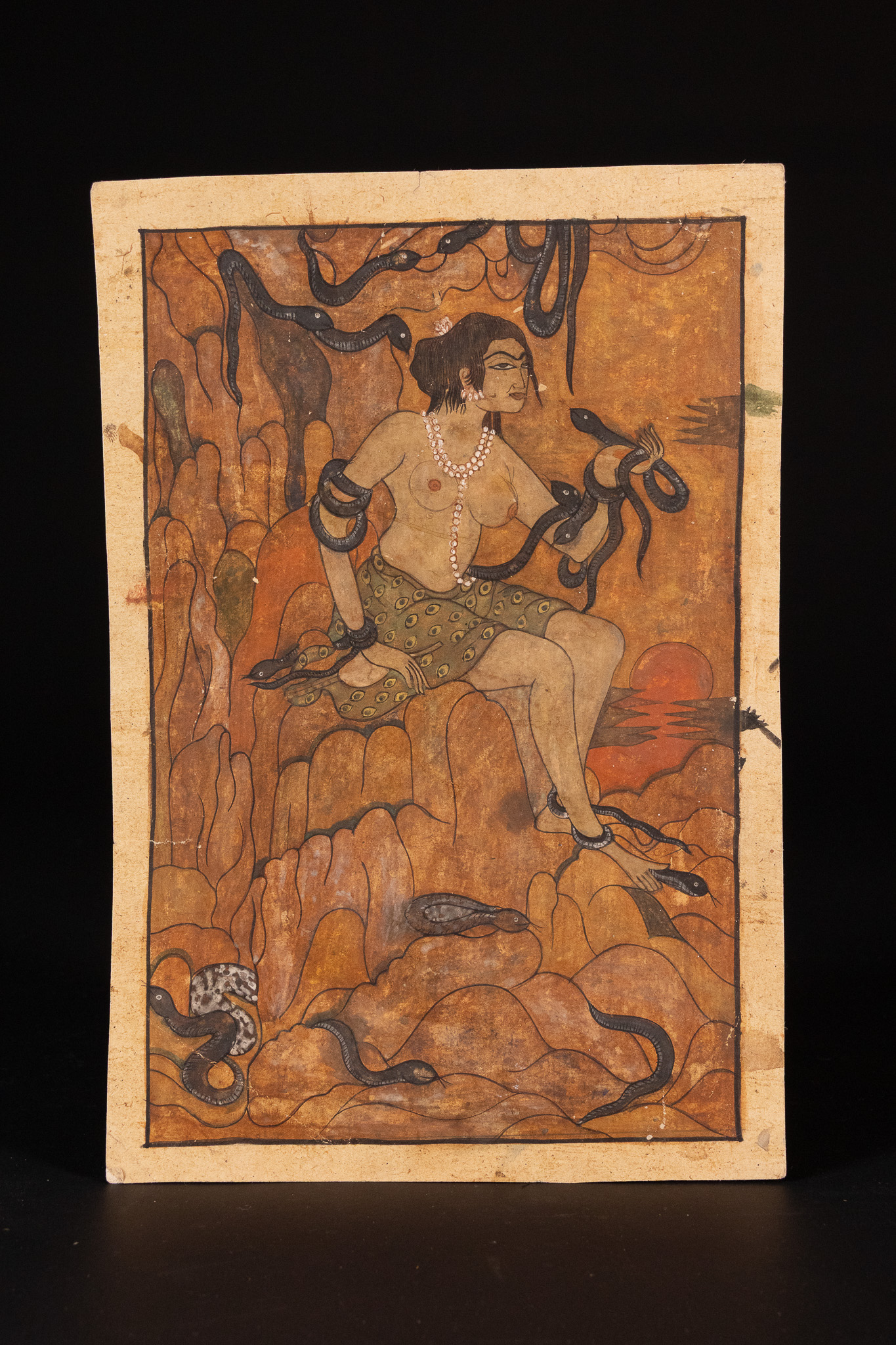 ATTRIBUTED TO RAM GOPAL VIJAYVARGIYA (INDIAN, 1905-2003), 'ASAVARI RAGINI'.