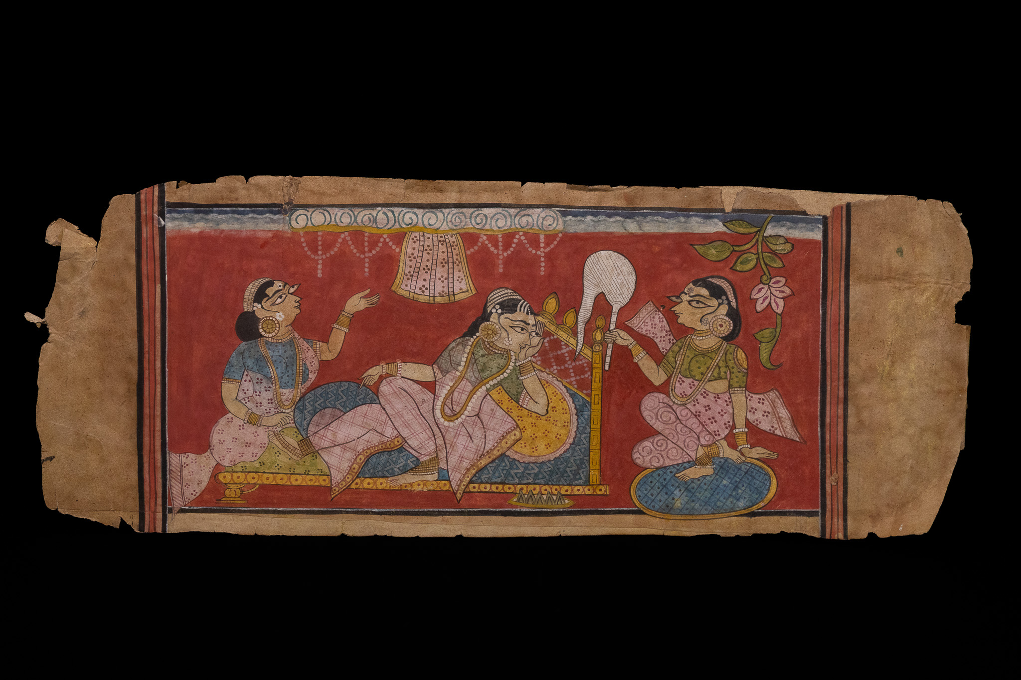 WESTERN INDIAN SCHOOL, 18TH/19TH CENTURY, A JAIN MANUSCRIPT PAINTING ON PAPER.