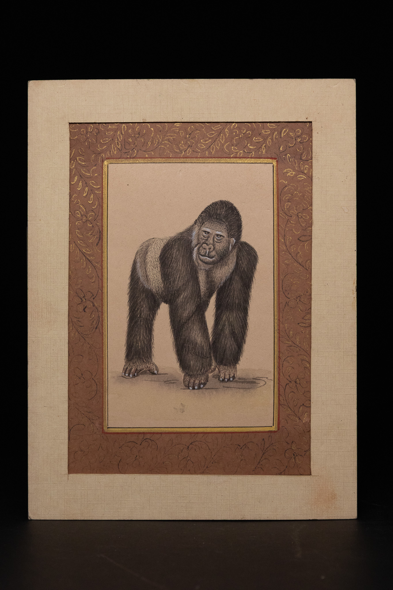 INDIAN SCHOOL, 20TH CENTURY 'A SILVERBACK GORILLA'.