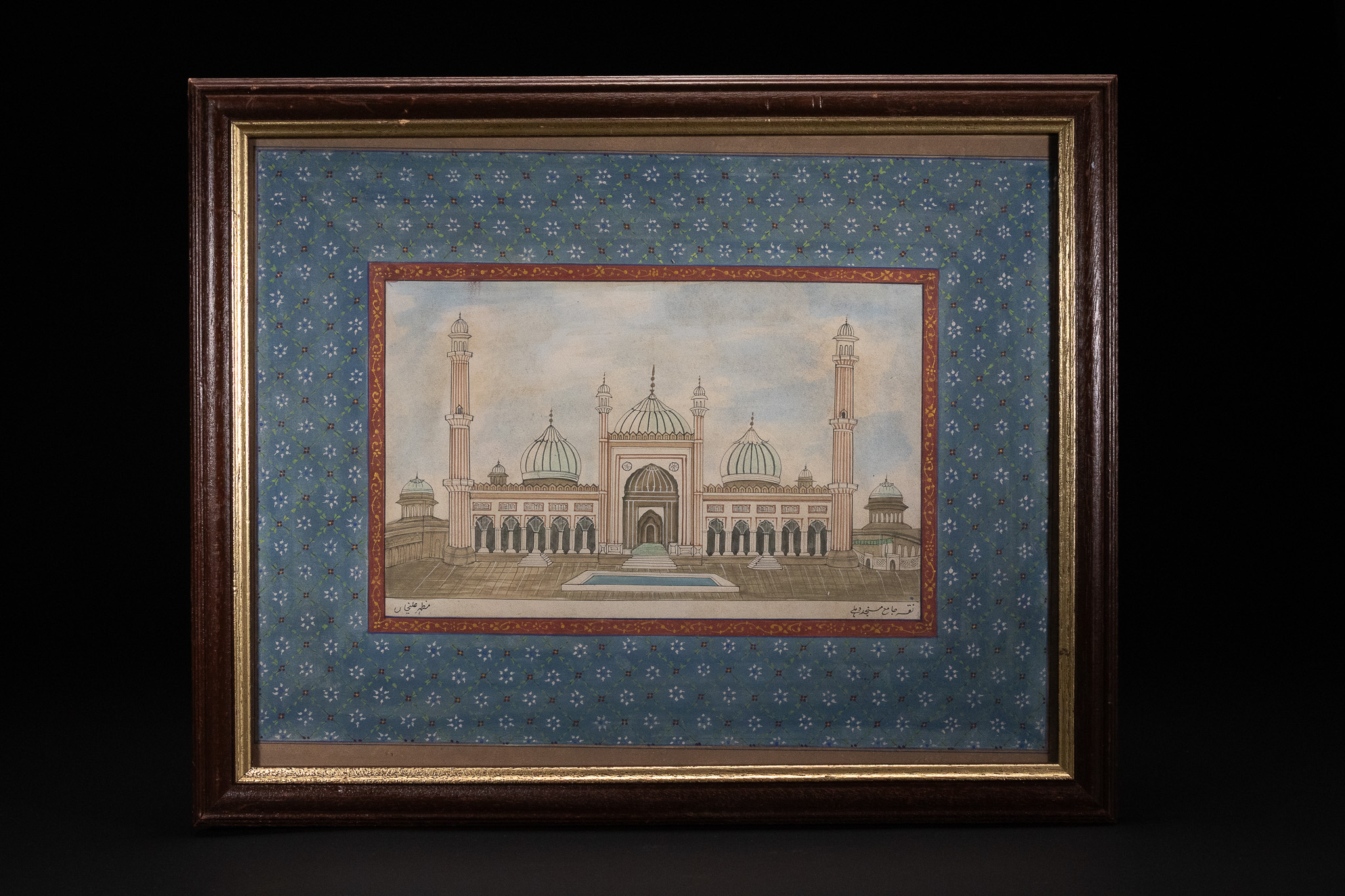 MAZHAR ALI KHAN (19TH CENTURY), JAMA MASJID, DELHI, A COMPANY SCHOOL WATERCOLOUR.