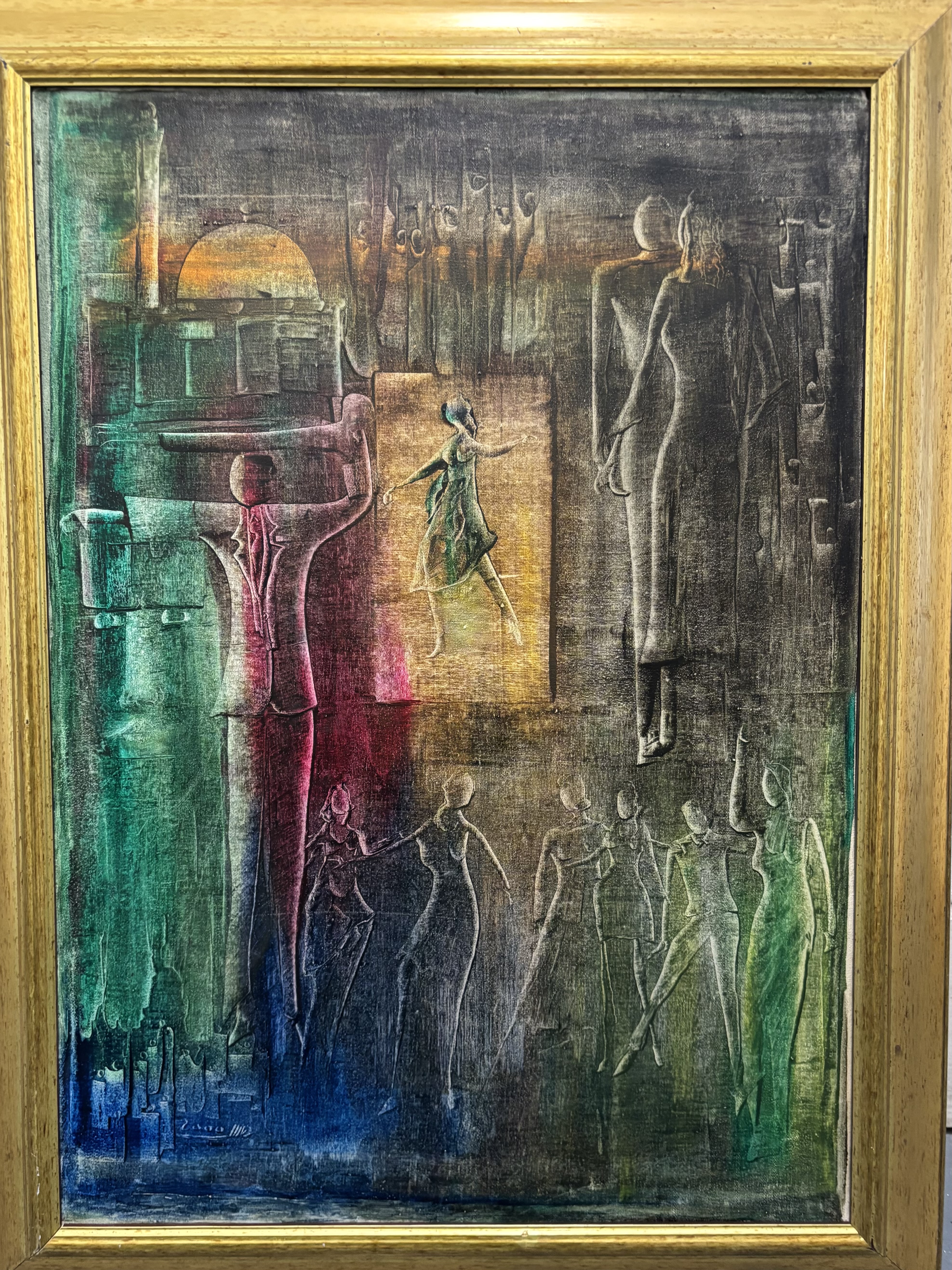 SALAH TAHER (EGYPTIAN, 1911–2006), SALAH TAHER (EGYPTIAN, 1911–2006), SIGNED AND DATED "SALAH 2000".
