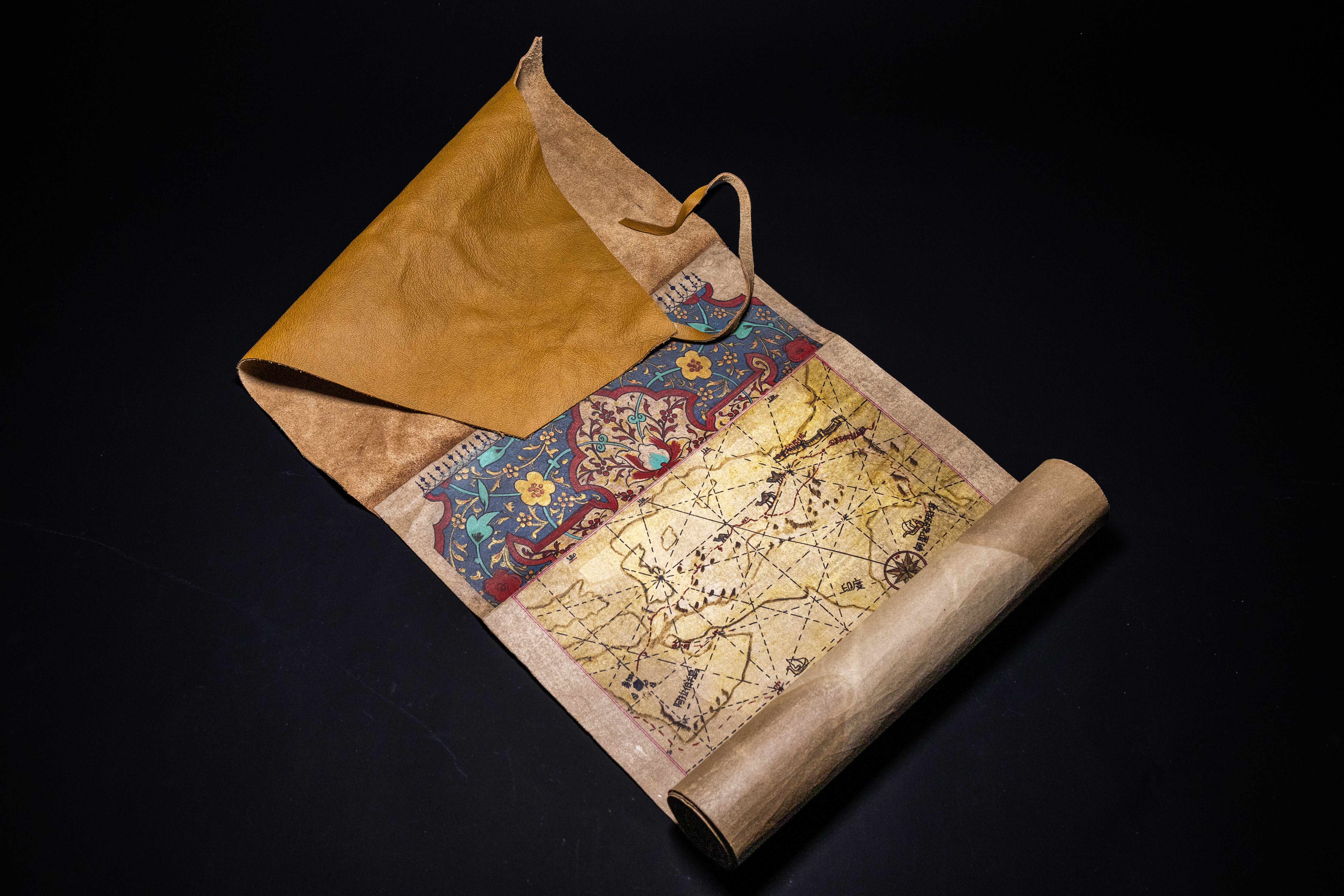 A CHINESE-ISLAMIC HUI COMMEMORATIVE HAJJ SCROLL, LATE 19TH OR EARLY 20TH-CENTURY.