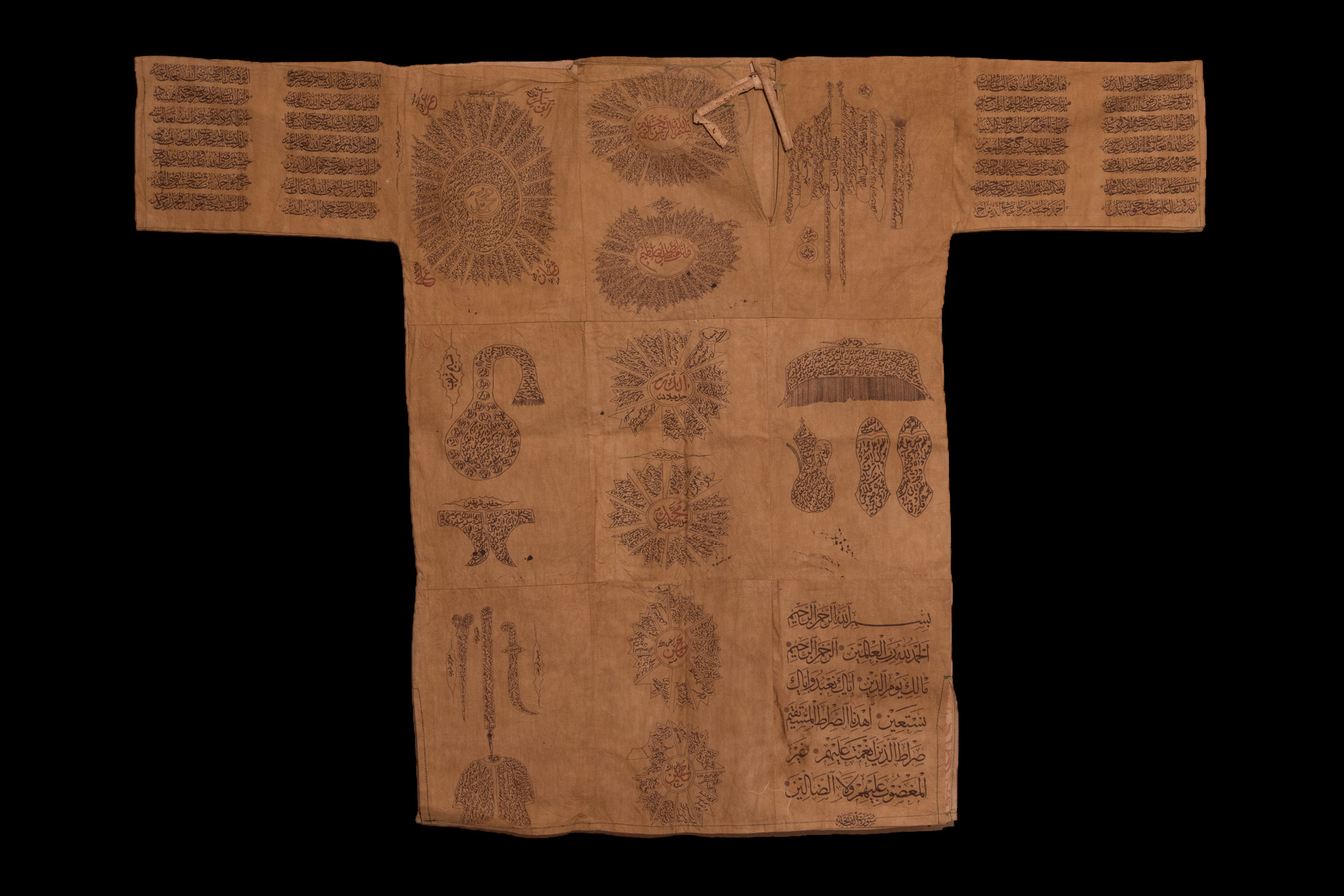 AN OTTOMAN STYLE TALISMANIC SHIRT JAMA.