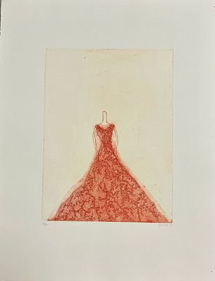 נלי אגסי 
ללא כותרת 
ליטוגרפיה ישנה ואיכותית 
חתום וממוספר ביד האמנית