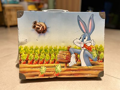 מזוודת מתכת ישנה 
באגס באני 30*39