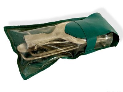 סכו״ם ישן מתקפל לנרתיק, אלומיניום, 17.5 ס״מ