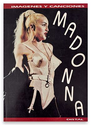 אספנות מדונה, ספר תמונות ומילים לשירים