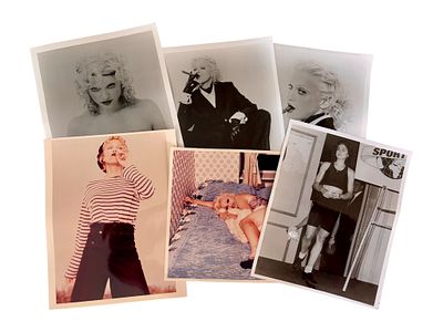 אספנות מדונה, לוט 6 צילומים, 25x20 ס״מ