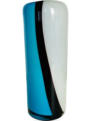 אגרטל זכוכית עבה צבעונית, 24x9 ס״מ