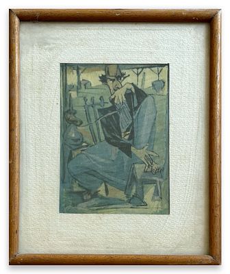 הדפס ממוסגר, 21x17.5 ס״מ כולל המסגרת