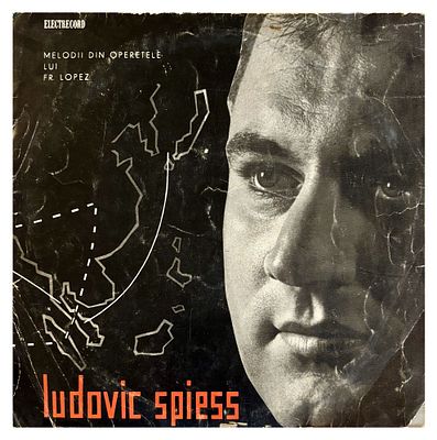 תקליט Ludovic Spiess – Melodii Din Operetele Lui Fr. Lopez, לא נבדק, חיצונית נראה תקין, 10 