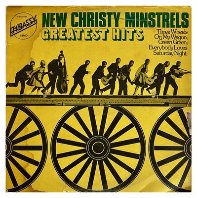 תקליט New Christy Minstrels Greatest Hits, לא נבדק, חיצונית נראה תקין, עטיפה קרועה