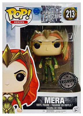 מארז פאנקו פופ בדמות מרה, 
Funko POP! HEROES 213 
JUSTICE LEAGUE - MERA 
חדש 