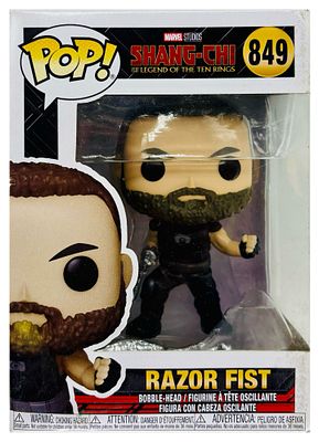 מארז פאנקו פופ בדמות רייזור פיסט, 
Funko POP! 849 
SHANG-CHI and the legend of the ten rings 