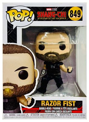 מארז פאנקו פופ בדמות רייזור פיסט, 
Funko POP! 849 
SHANG-CHI and the legend of the ten rings 