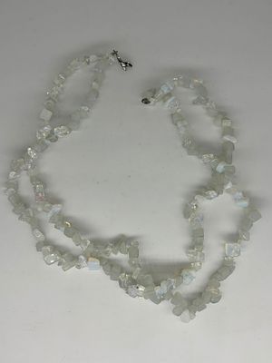 שרשרת קריסטלים, 20 ס״מ במצב סגור, סוגר שבור