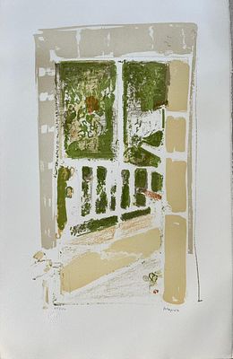 ליליאן קלאפיש 
"מבט אל הרחוב " 
ליטגורפיה ישנה ואיכותית 
חתום וממוספר ביד האמן 