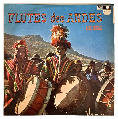 תקליט Los Incas - Flutes des Andes, לא נבדק, חיצונית נראה תקין, נזק לעטיפה