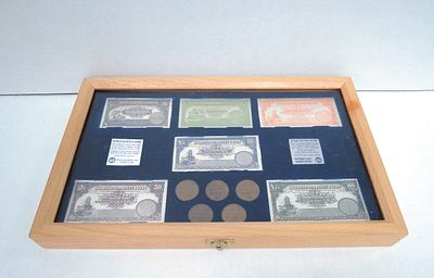 Israel government coins and medals corporation - Series of B. Mandate banknotes,. the first 